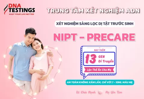 NIPT - PRECARE BASIC + BLM6 (Ưu đãi giảm 10% khi đăng ký trực tuyến)